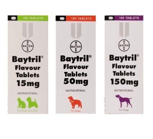 Baytril Flavour Tablets for Dogs and Cats Image 1