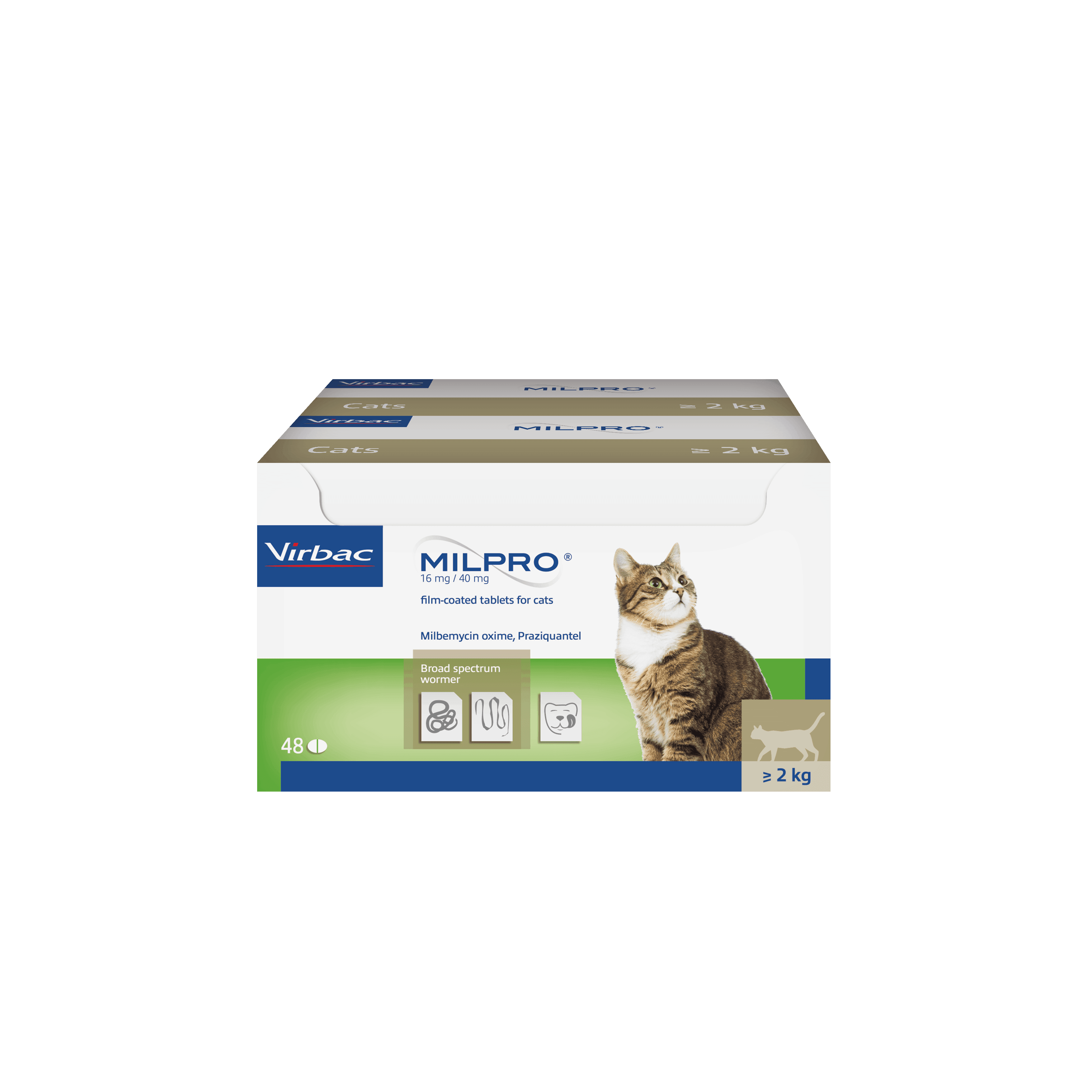 Milpro Worming Tablets for Cats Image 1