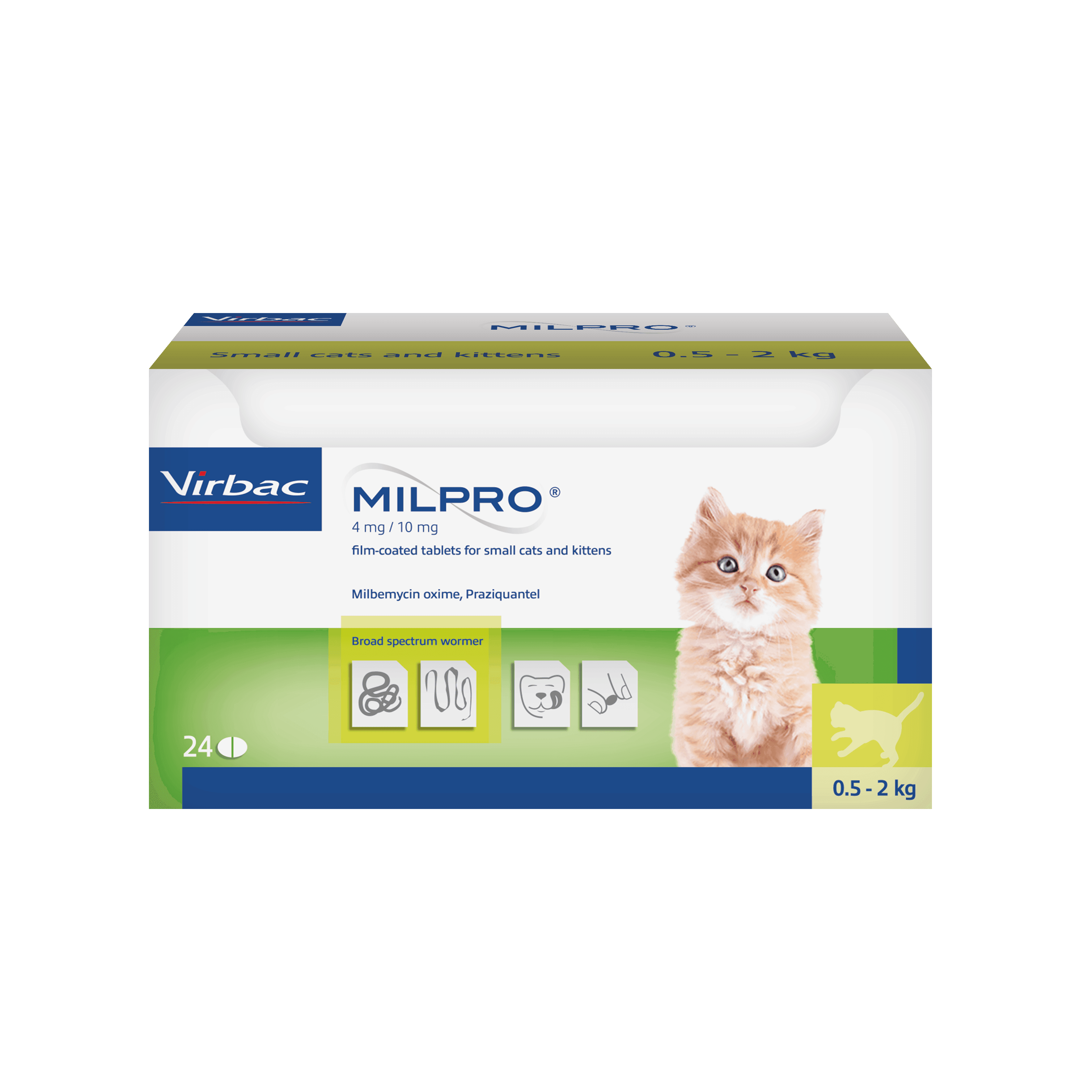 Milpro Worming Tablets for Cats Image 1
