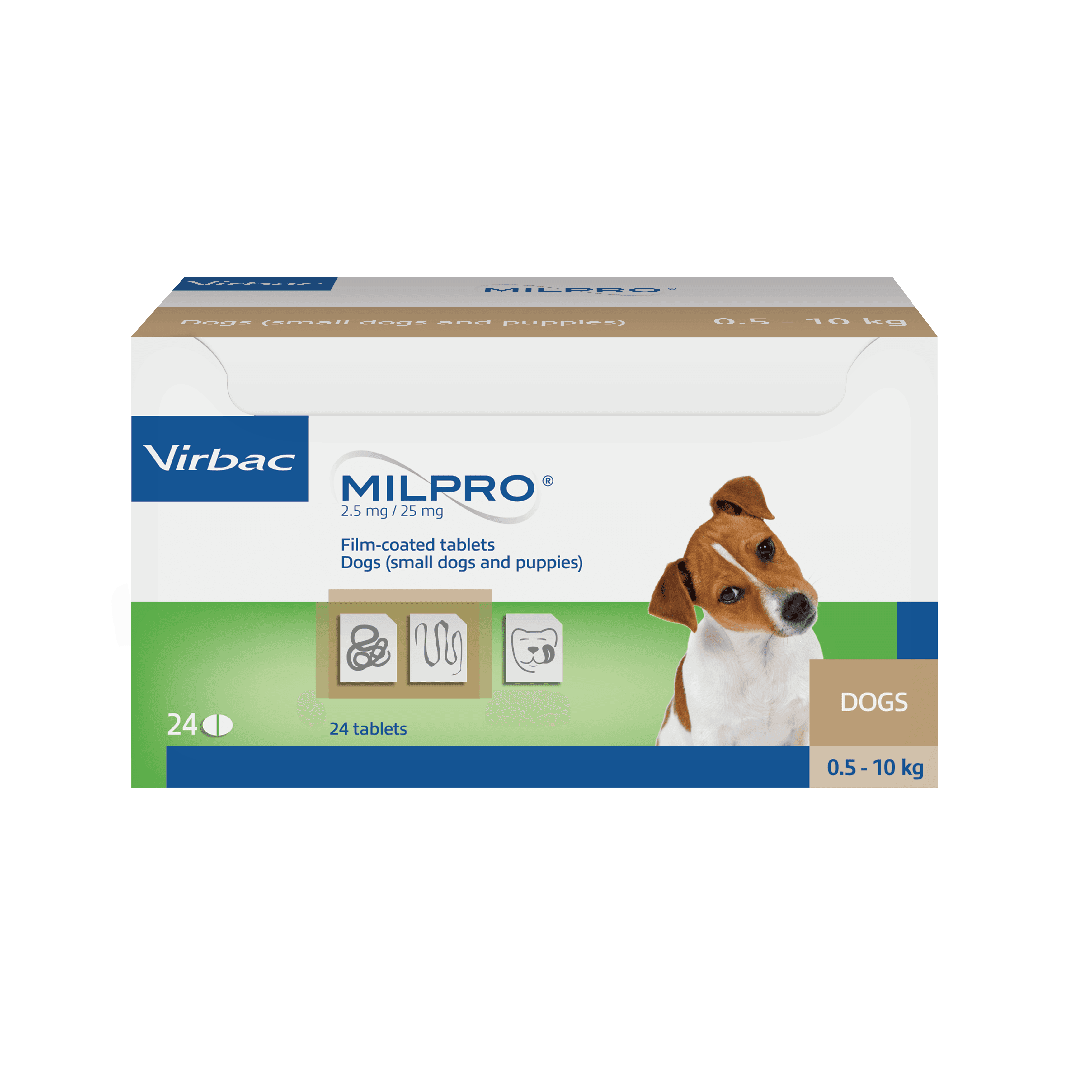 Milpro Worming Tablets for Dogs Image 1