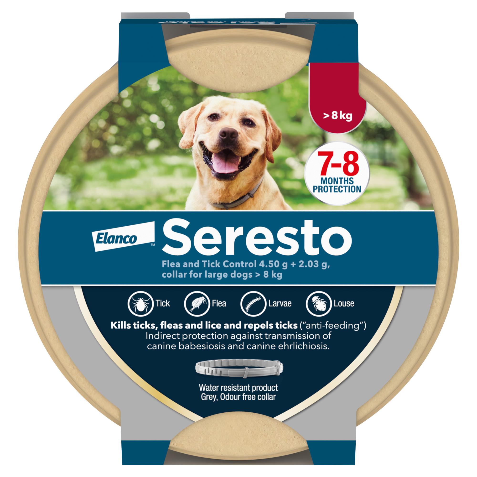 Seresto Flea and Tick Collar for Dogs Image 1