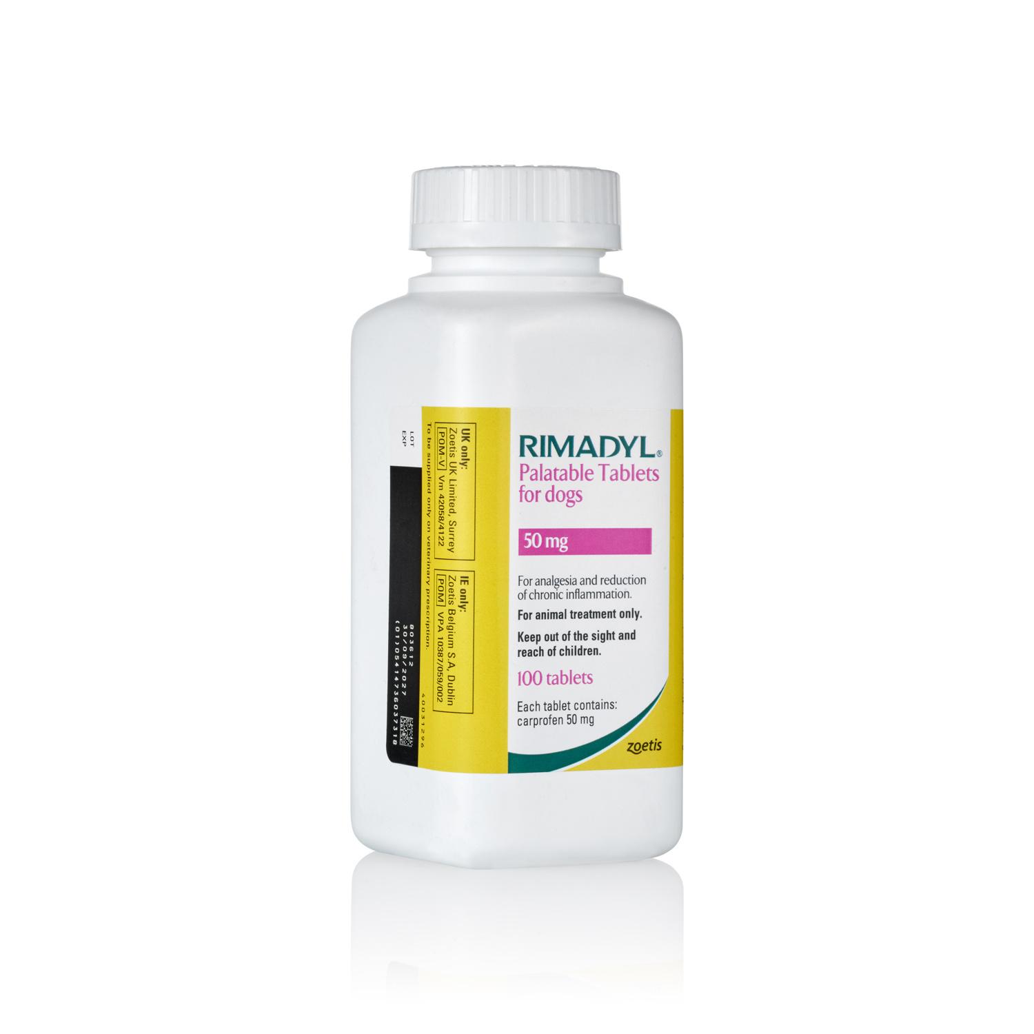 Rimadyl Palatable Tablets for Dogs Image 1