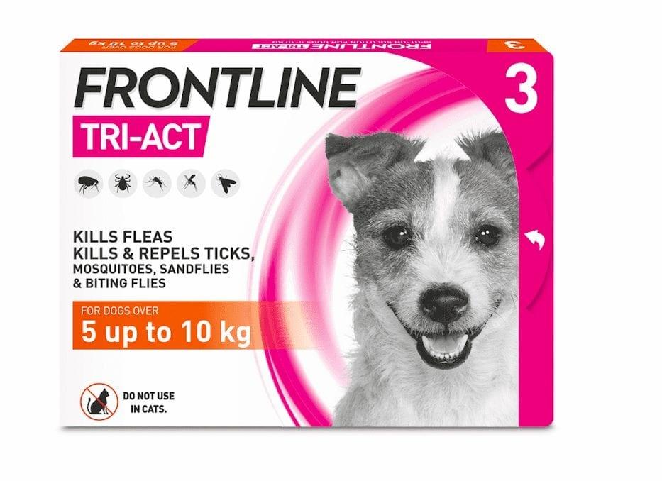 FRONTLINE TRI-ACT Flea & Tick Treatment Dog Image 1