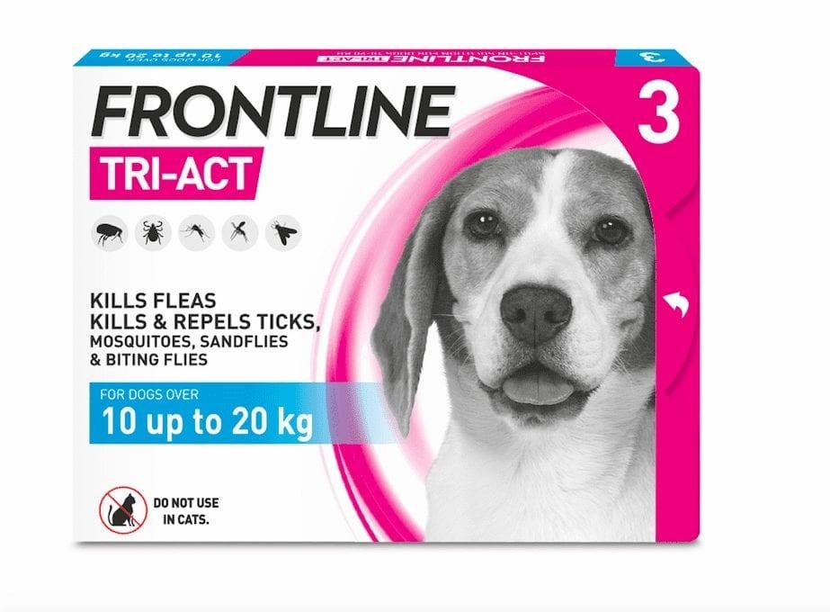 FRONTLINE TRI-ACT Flea & Tick Treatment Dog Image 1