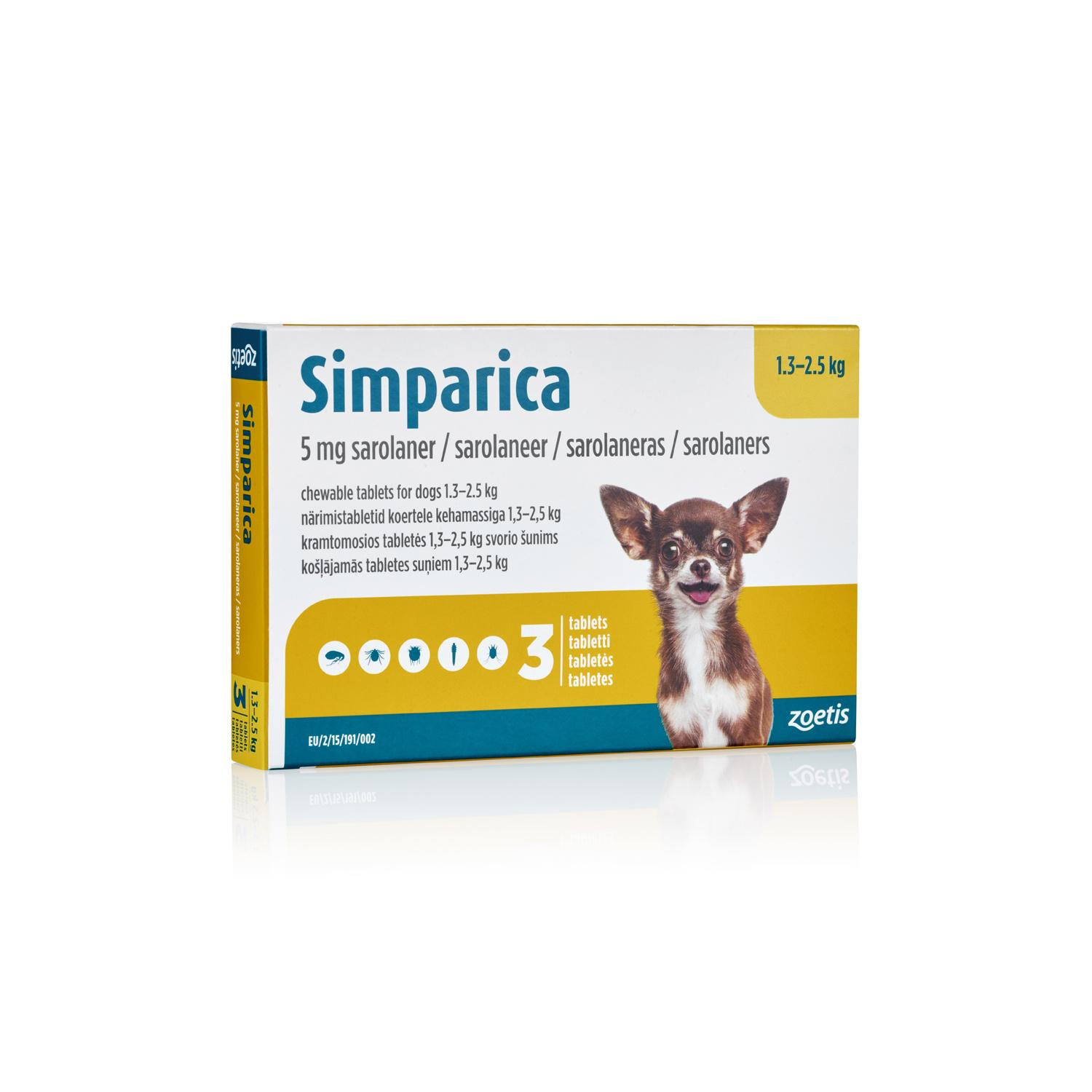 Simparica Chewable Tablets for Dogs Image 1