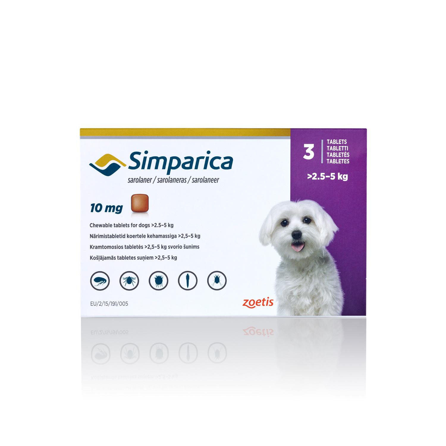 Simparica Chewable Tablets for Dogs Image 1