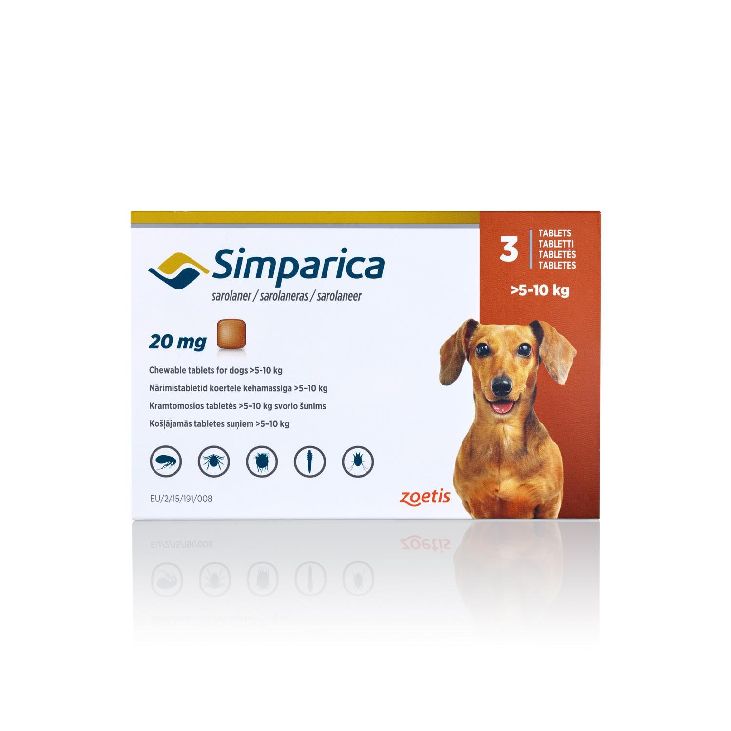 Simparica Chewable Tablets for Dogs Image 1