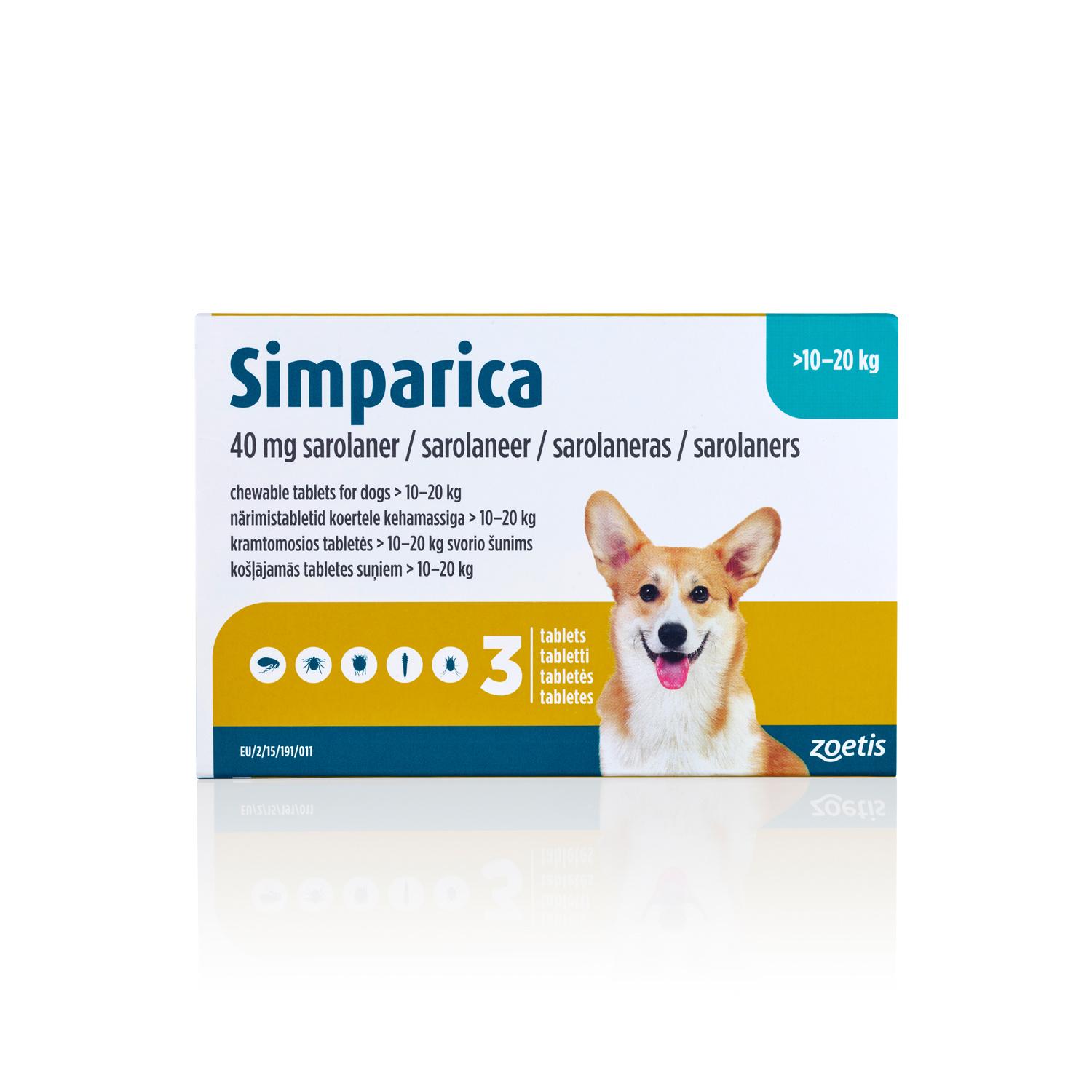 Simparica Chewable Tablets for Dogs Image 1