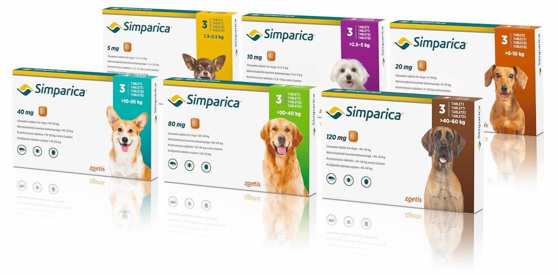 Simparica Chewable Tablets for Dogs Image 1