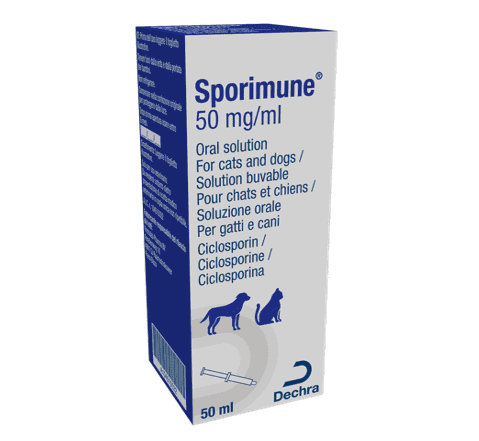 Sporimune 50mg/ml Oral Solution for Cats and Dogs Image 1