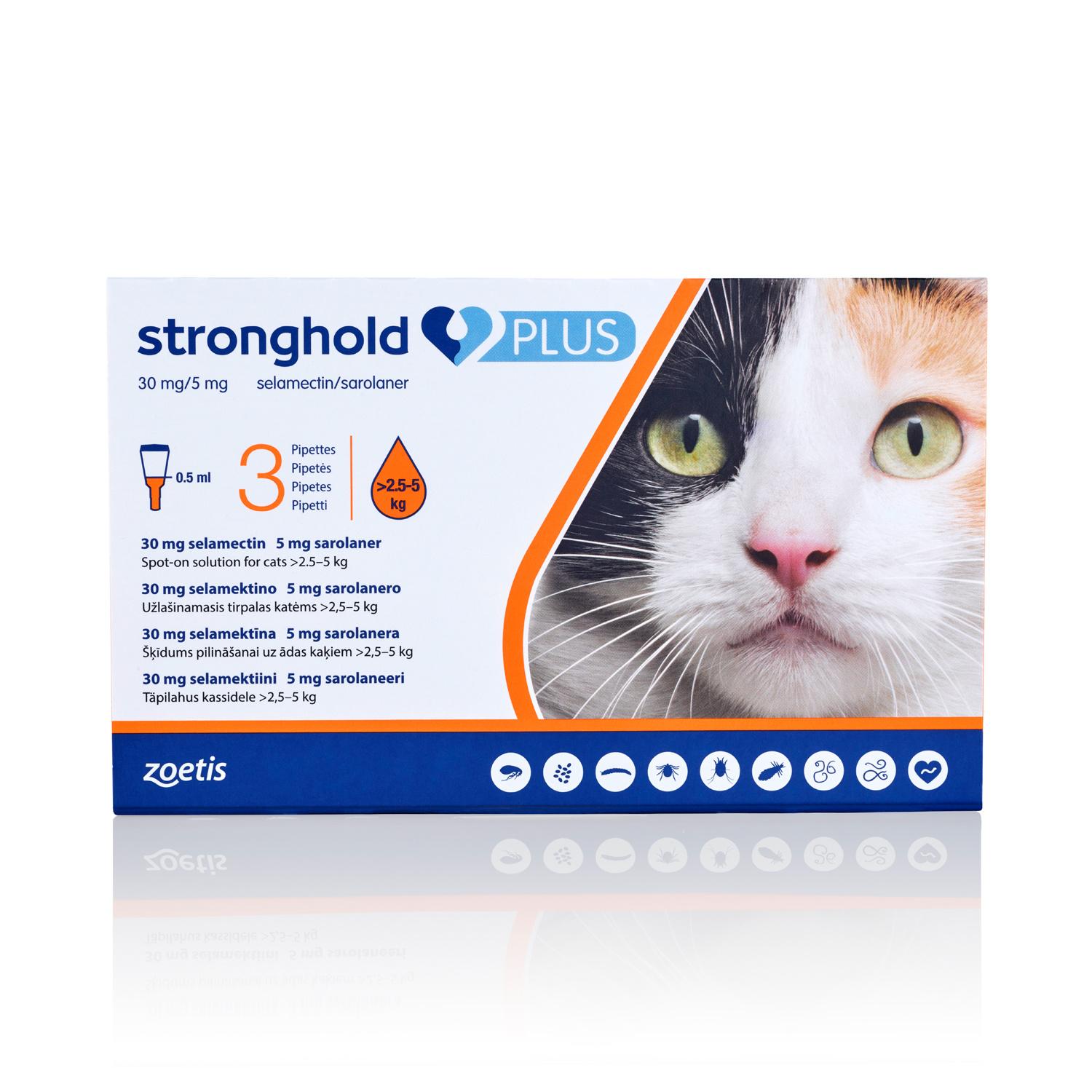 Stronghold Plus Spot On for Cats Image 1