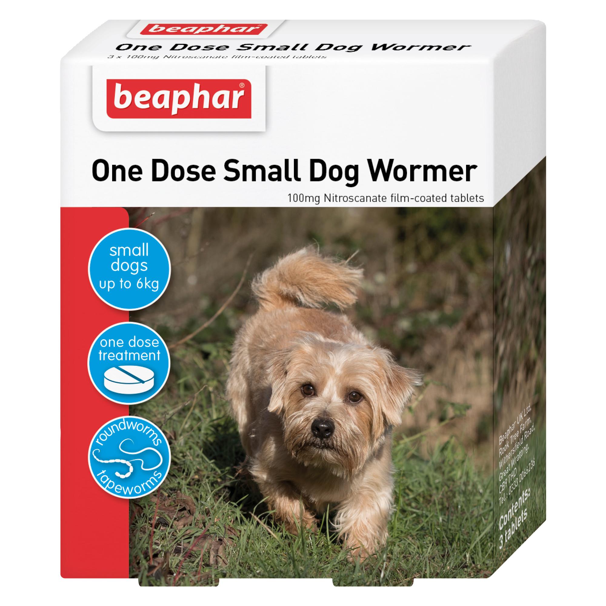 Beaphar One Dose Dog Wormer Image 1