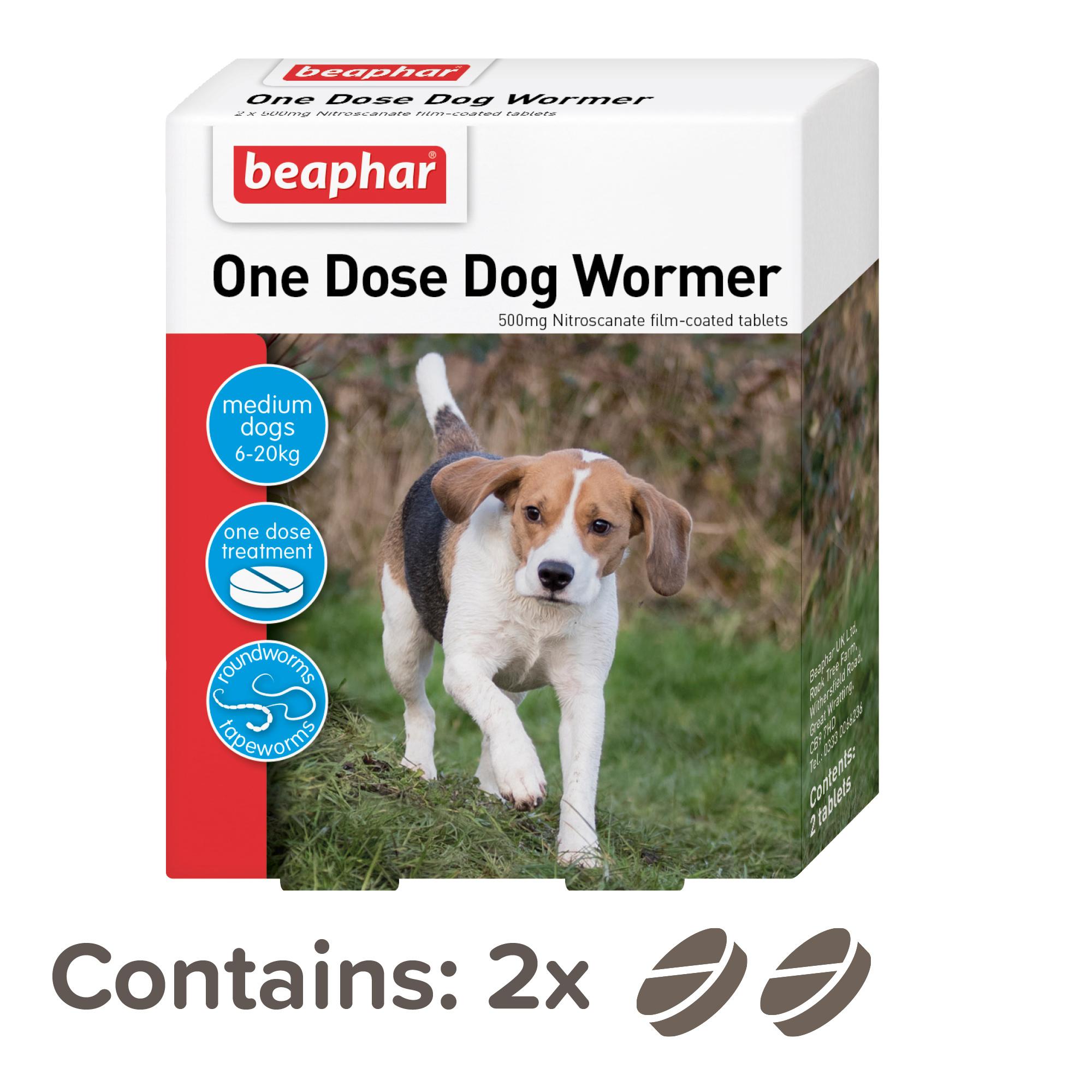 Beaphar One Dose Dog Wormer Image 1