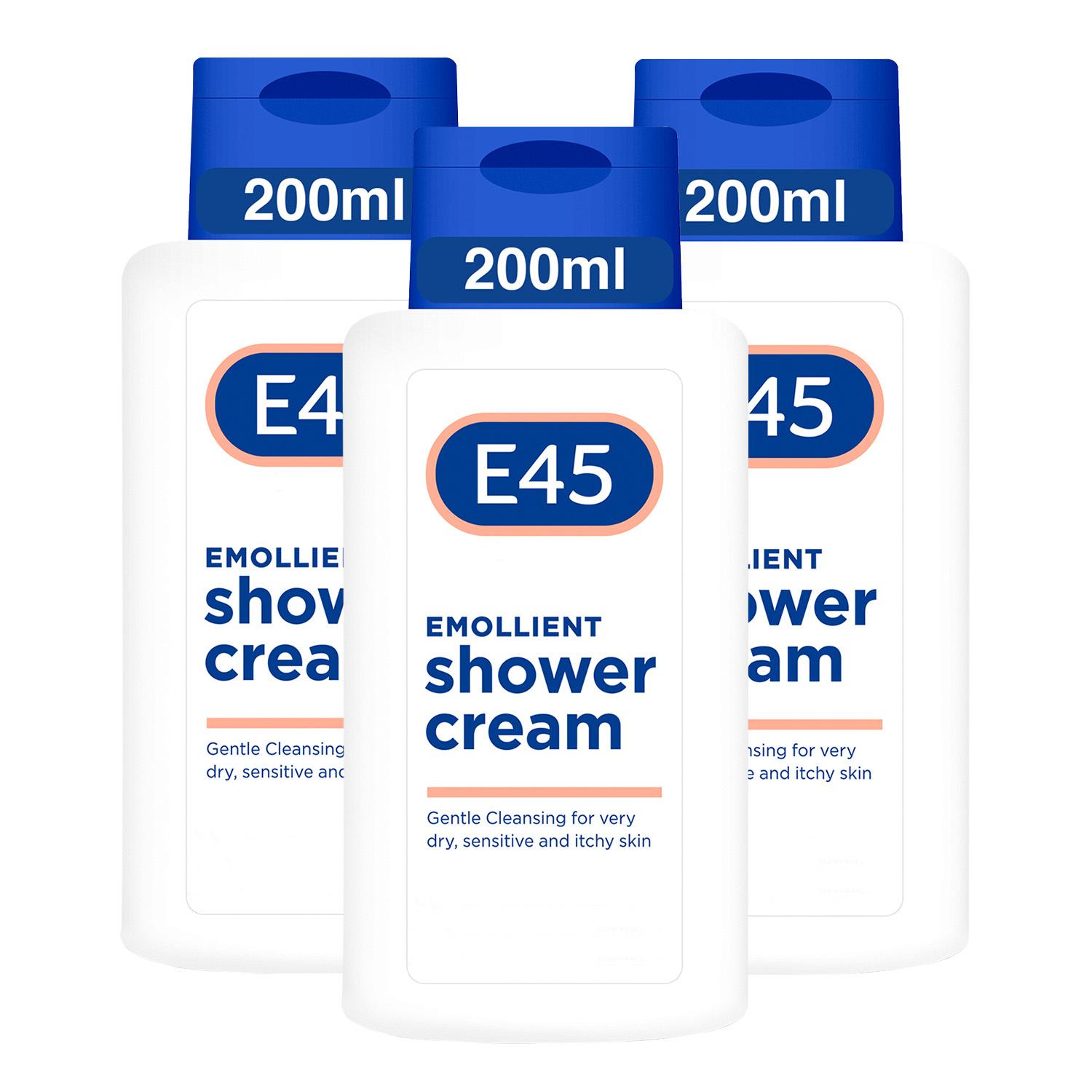 E45 Emollient Shower Cream 200ml Image 1
