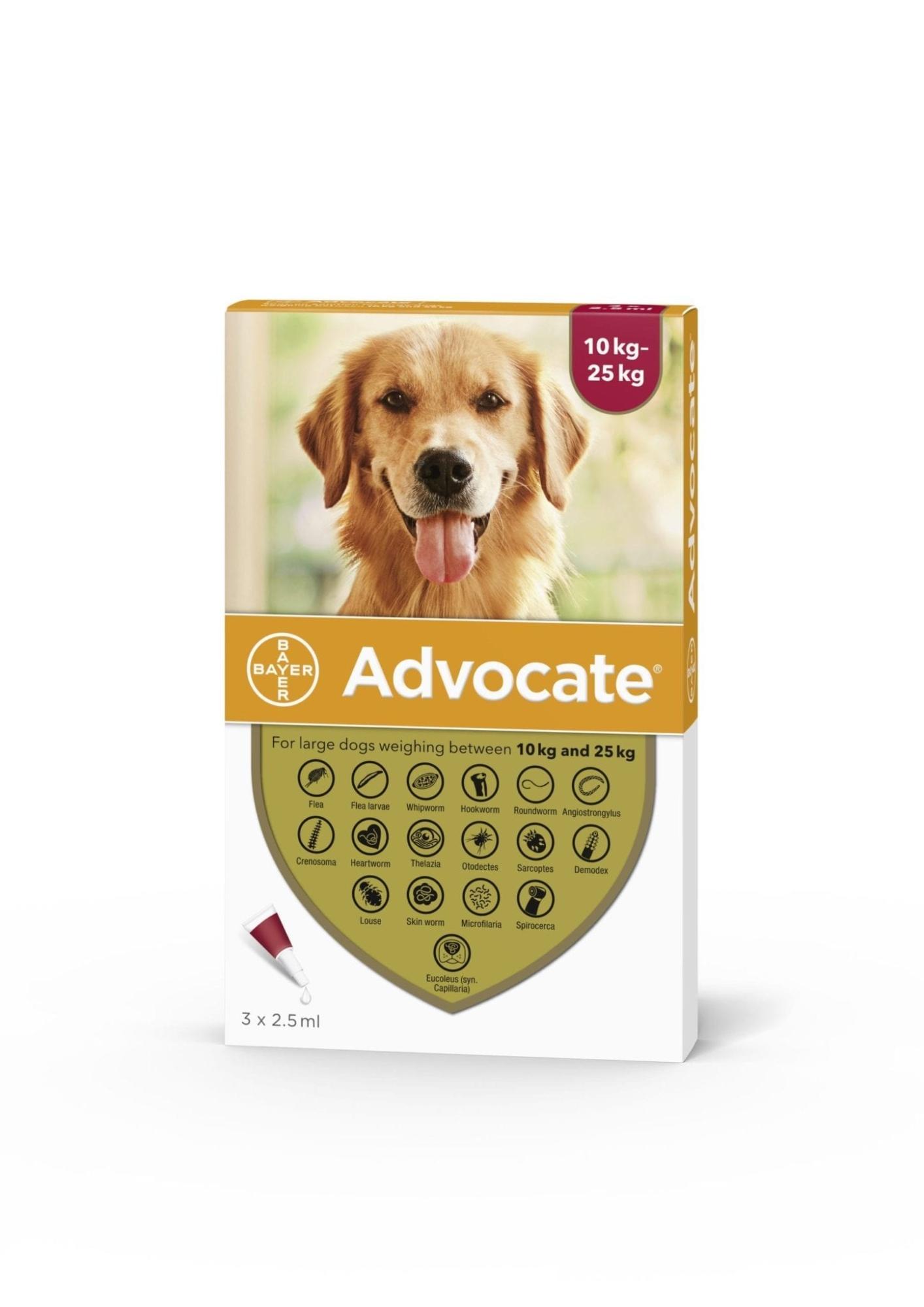 Advocate Spot On Solution for Dogs Image 1