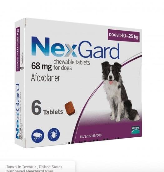 Nexgard Chewable Tablets for Dogs Image 1