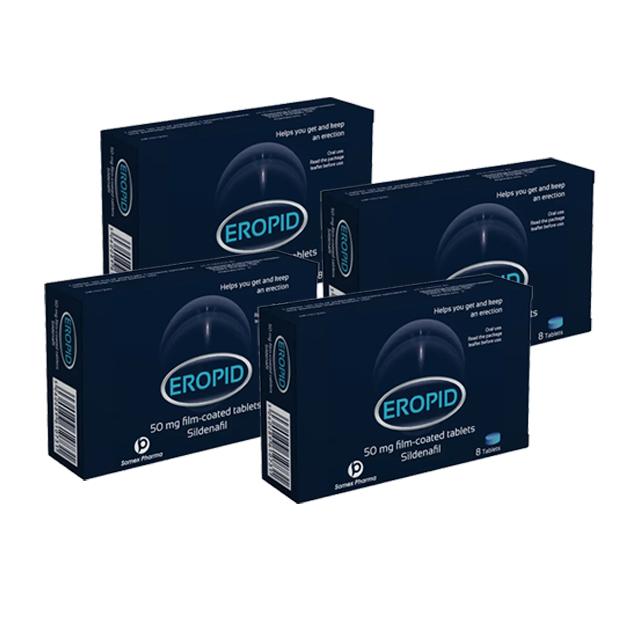 Eropid (Sildenafil) 50mg 8 Tablets Image 1