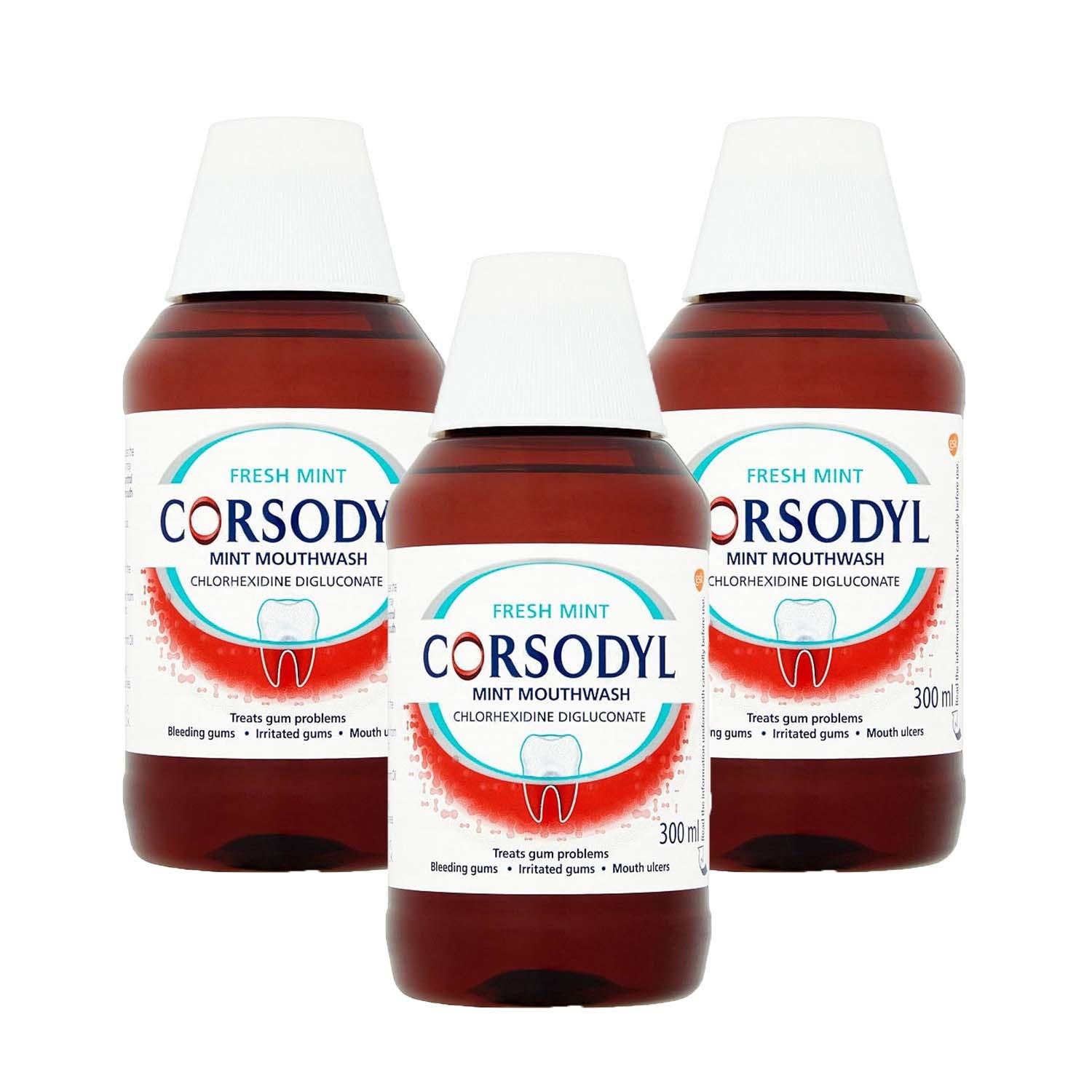 Corsodyl Gum Problem Mouthwash Fresh Mint 300ml Image 1