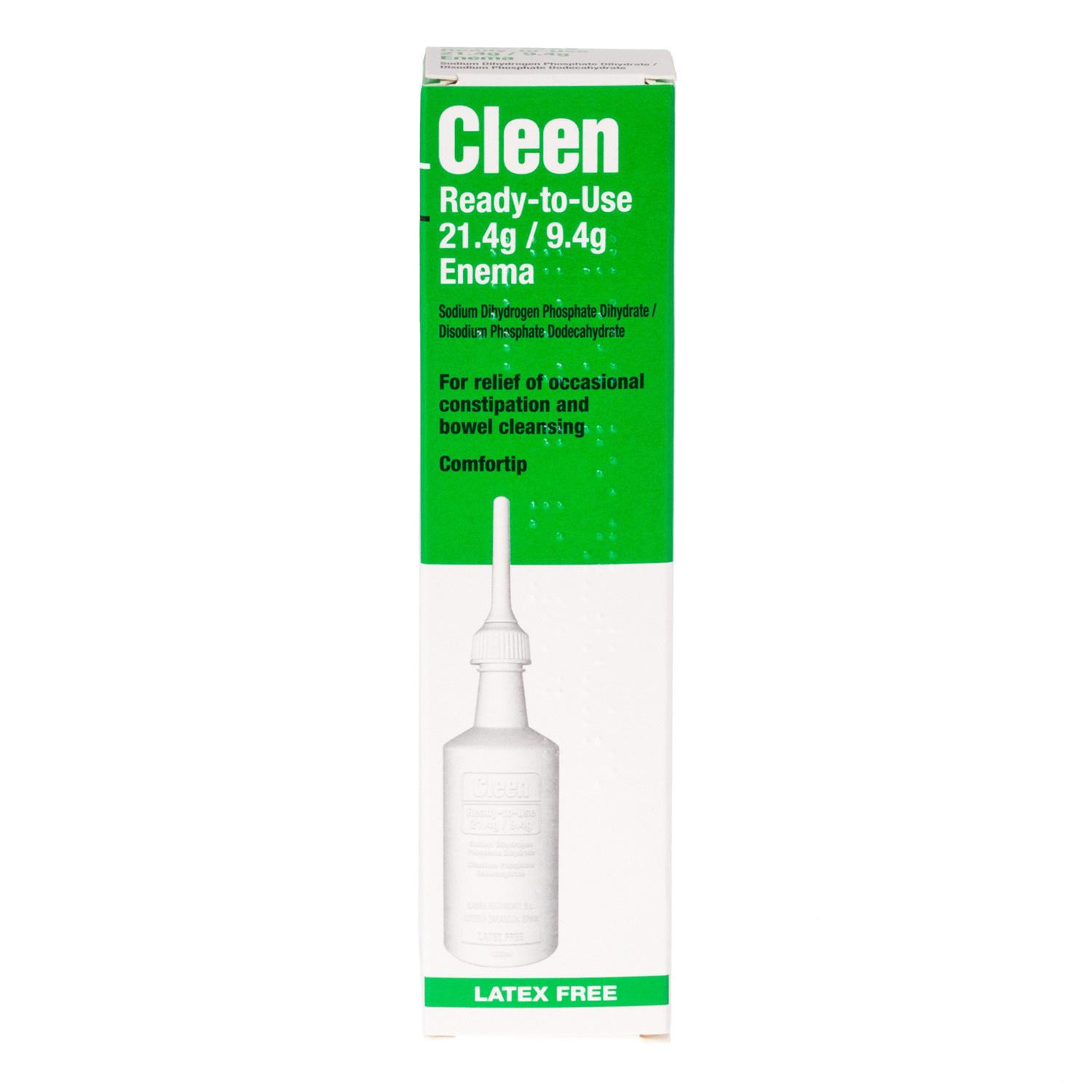 Cleen Ready To Use Enema Kit (Sodium Phosphate) 133ml Image 1