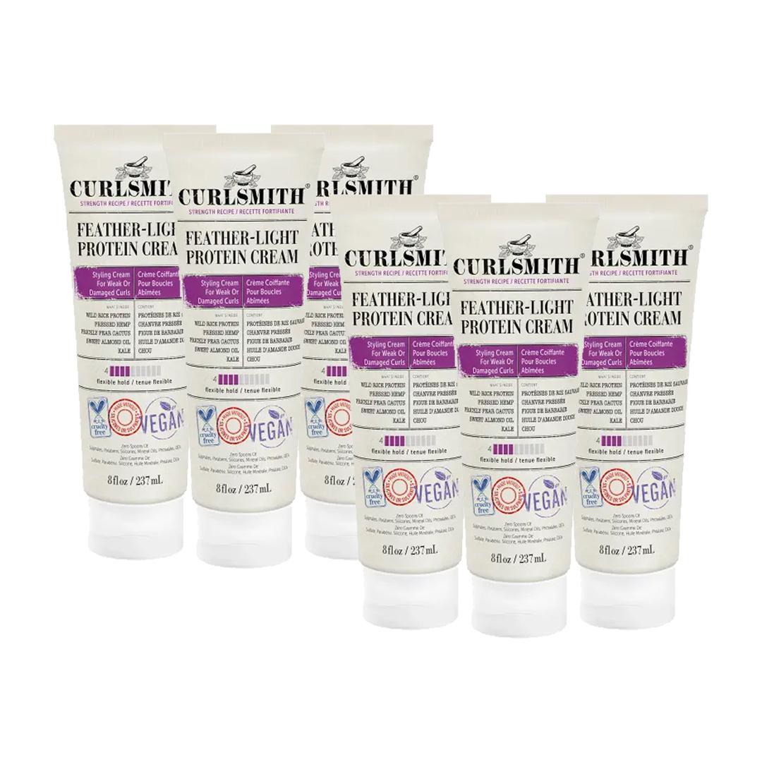 Curlsmith Feather-Light Protein Cream 237ml Image 1