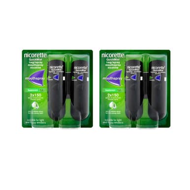 Nicorette QuickMist Freshmint 1mg Mouth Spray Duo Pack Image 1