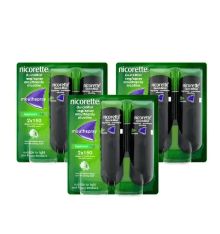 Nicorette QuickMist Freshmint 1mg Mouth Spray Duo Pack Image 1