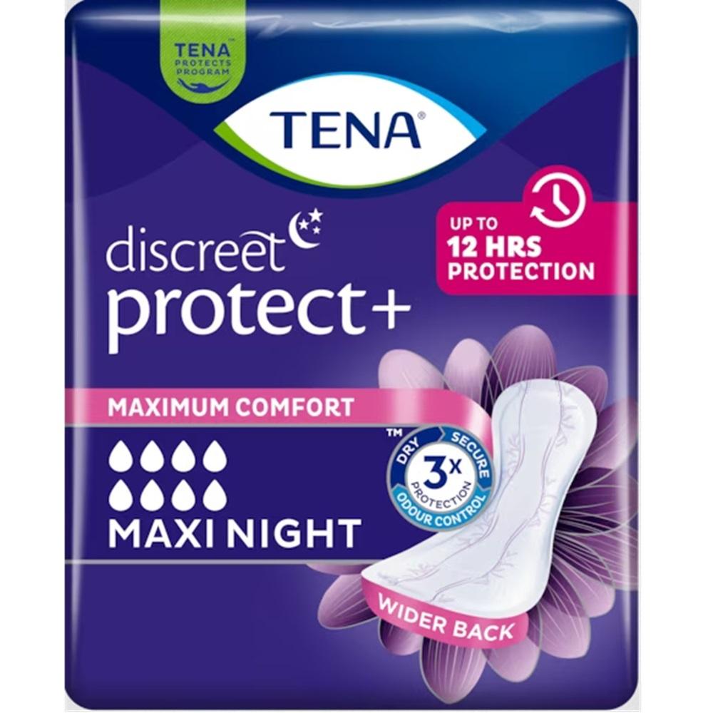 TENA Lady Maxi Night Incontinence Pads 6 Pack Image 1