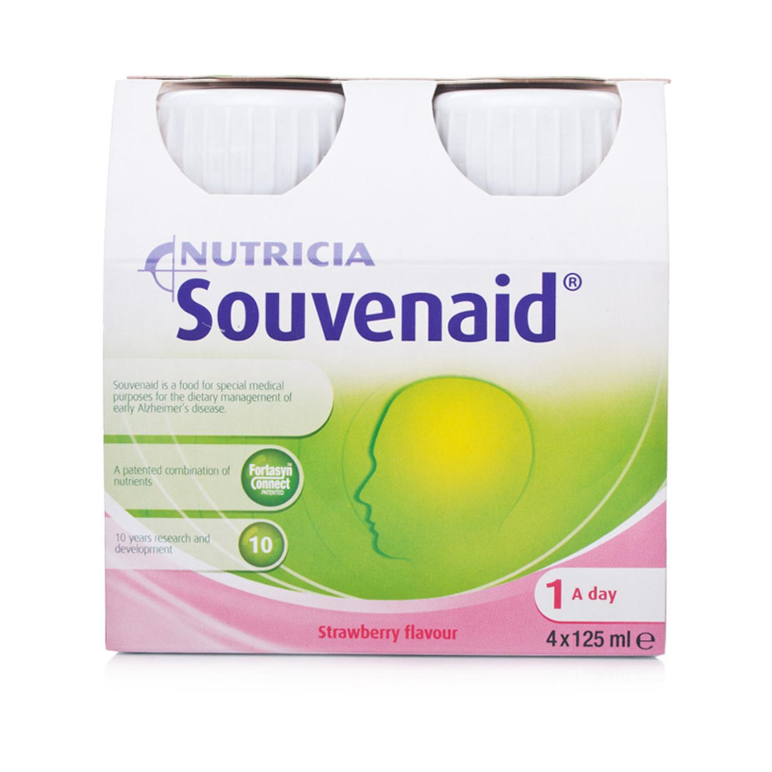 Nutricia Souvenaid Strawberry 4x125ml Image 1