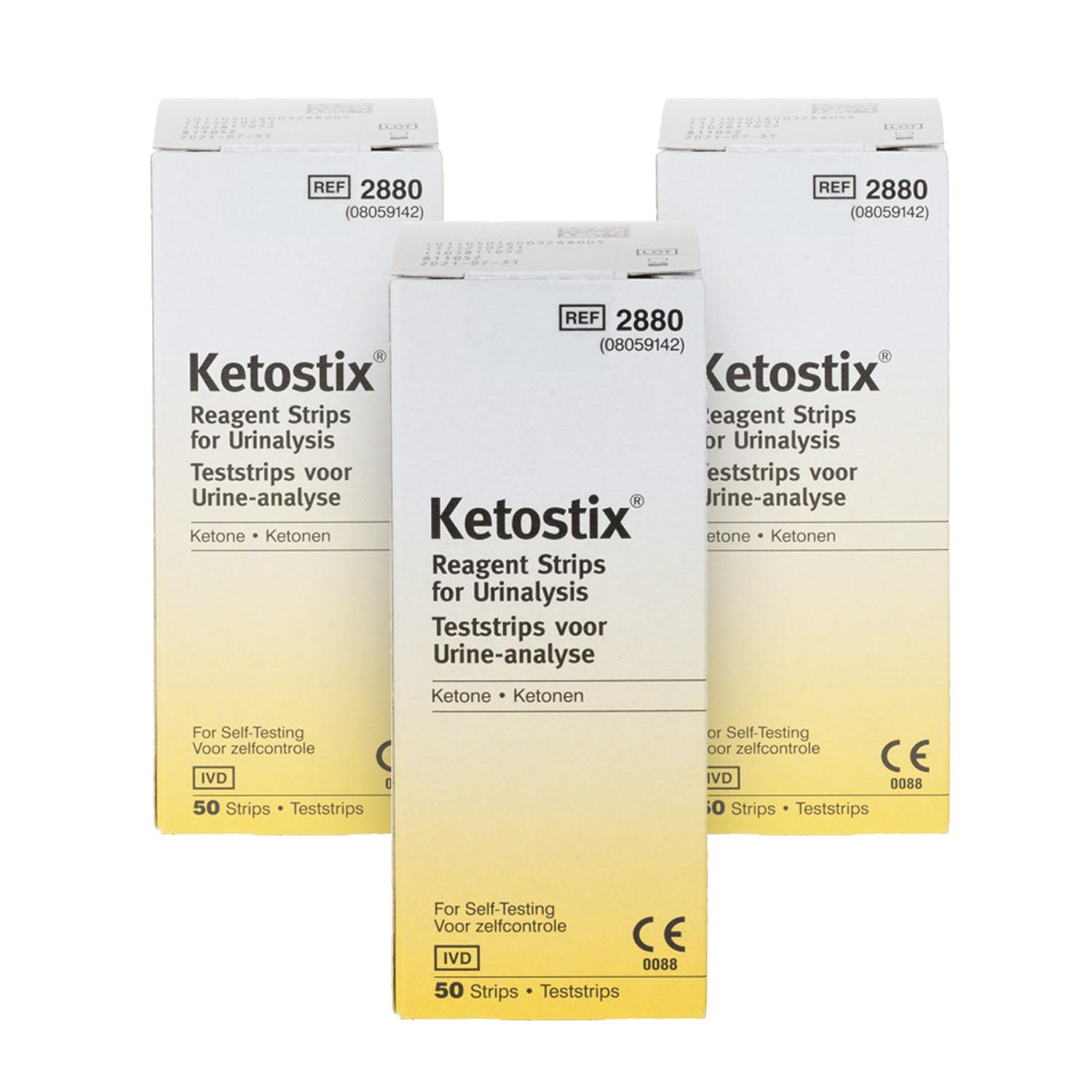 Ketostix Reagent Test Strips (Ketone) 50 Pack Image 1