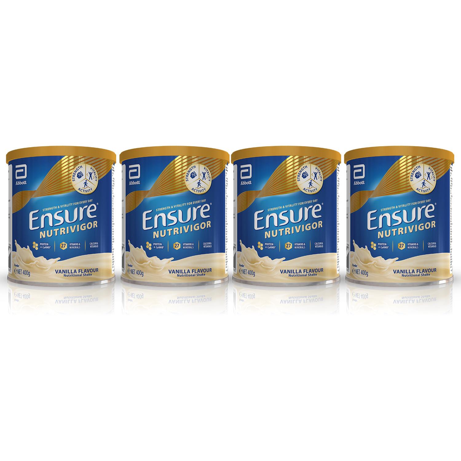 Ensure NutriVigor Shake Vanilla Flavour 400g Image 1
