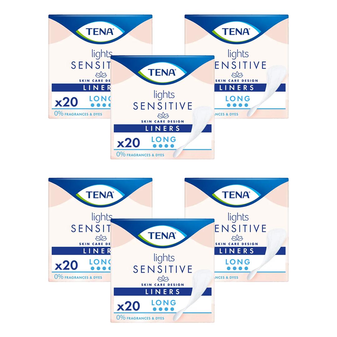 lights by TENA Long Incontinence Liners 20 Pack Image 1
