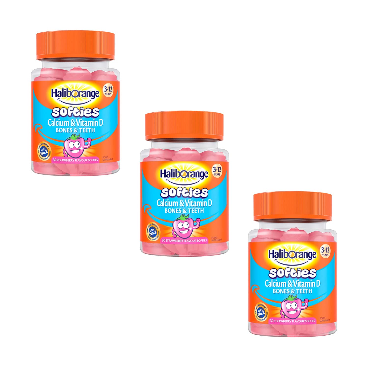 Haliborange Calcium & Vitamin D 30 Softies Image 1