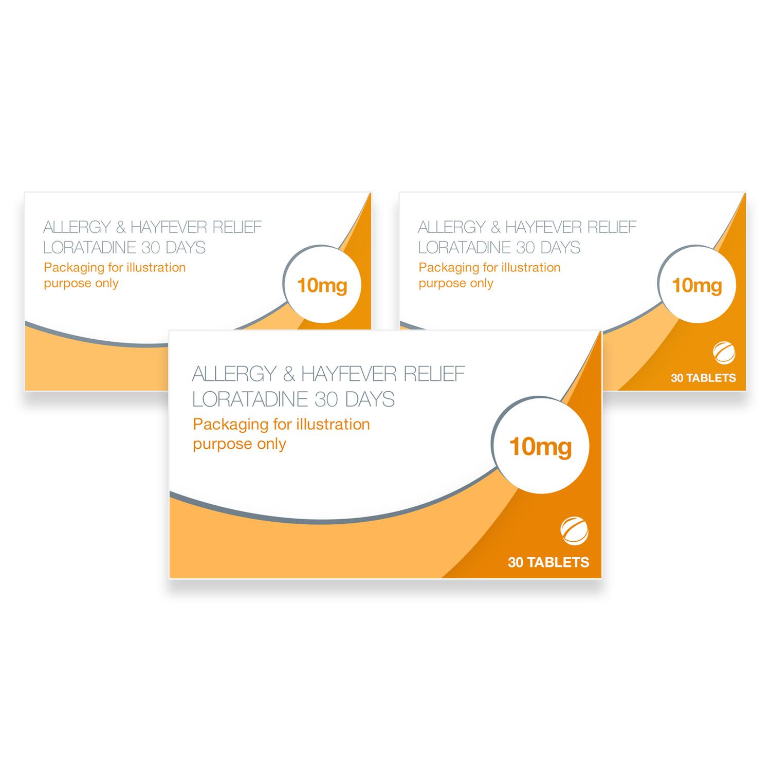 Allergy & Hayfever Relief Loratadine 30 Tablets Image 1