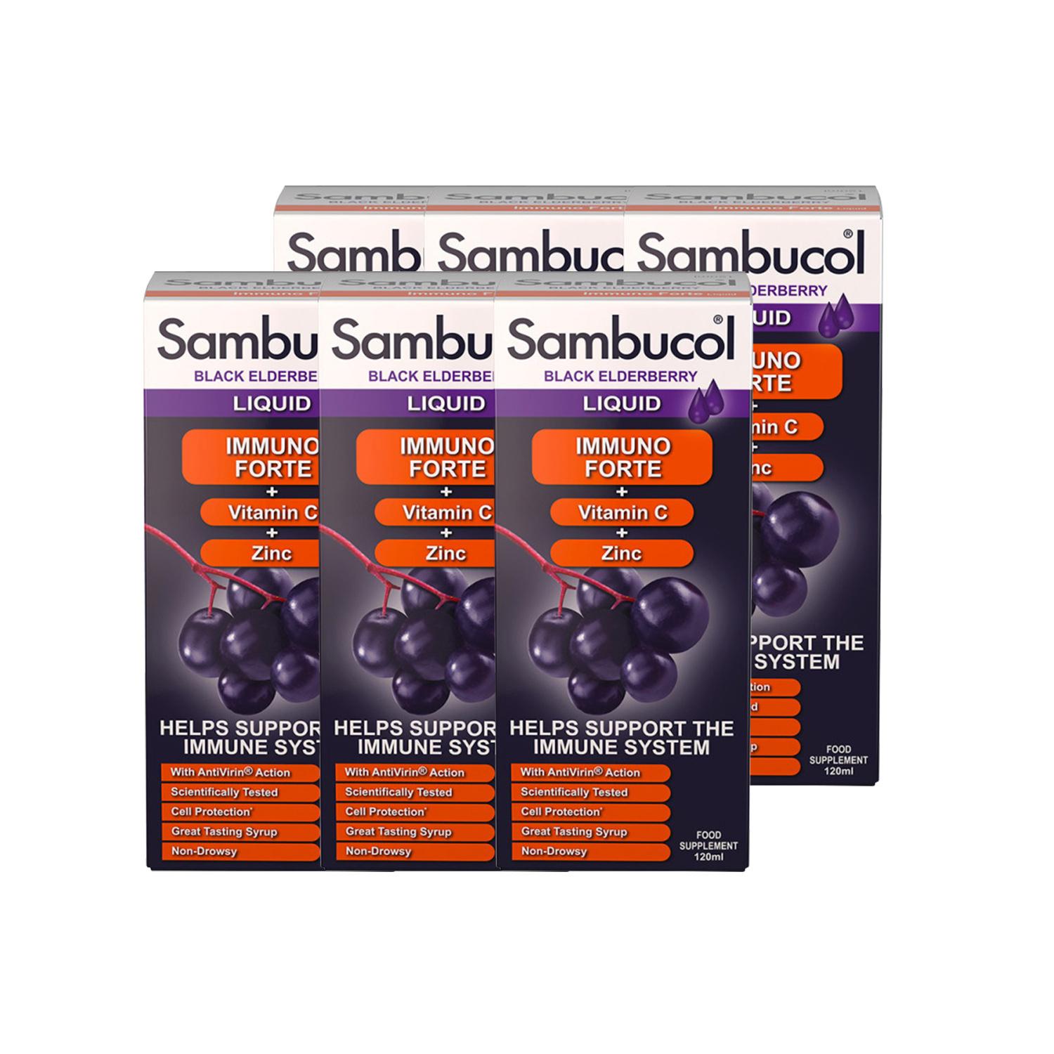 Sambucol Immuno Forte Liquid 120ml Image 1