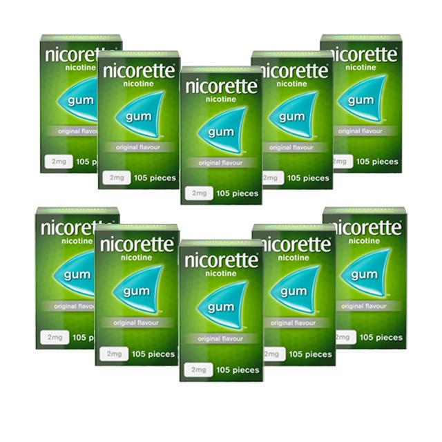 Nicorette 2mg Original Gum 105 Pieces Image 1