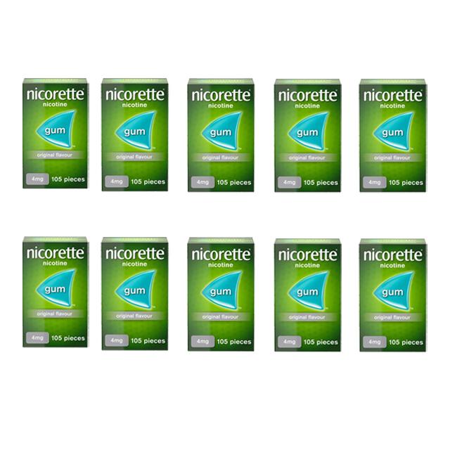 Nicorette 4mg Original Gum 105 Pieces Image 1