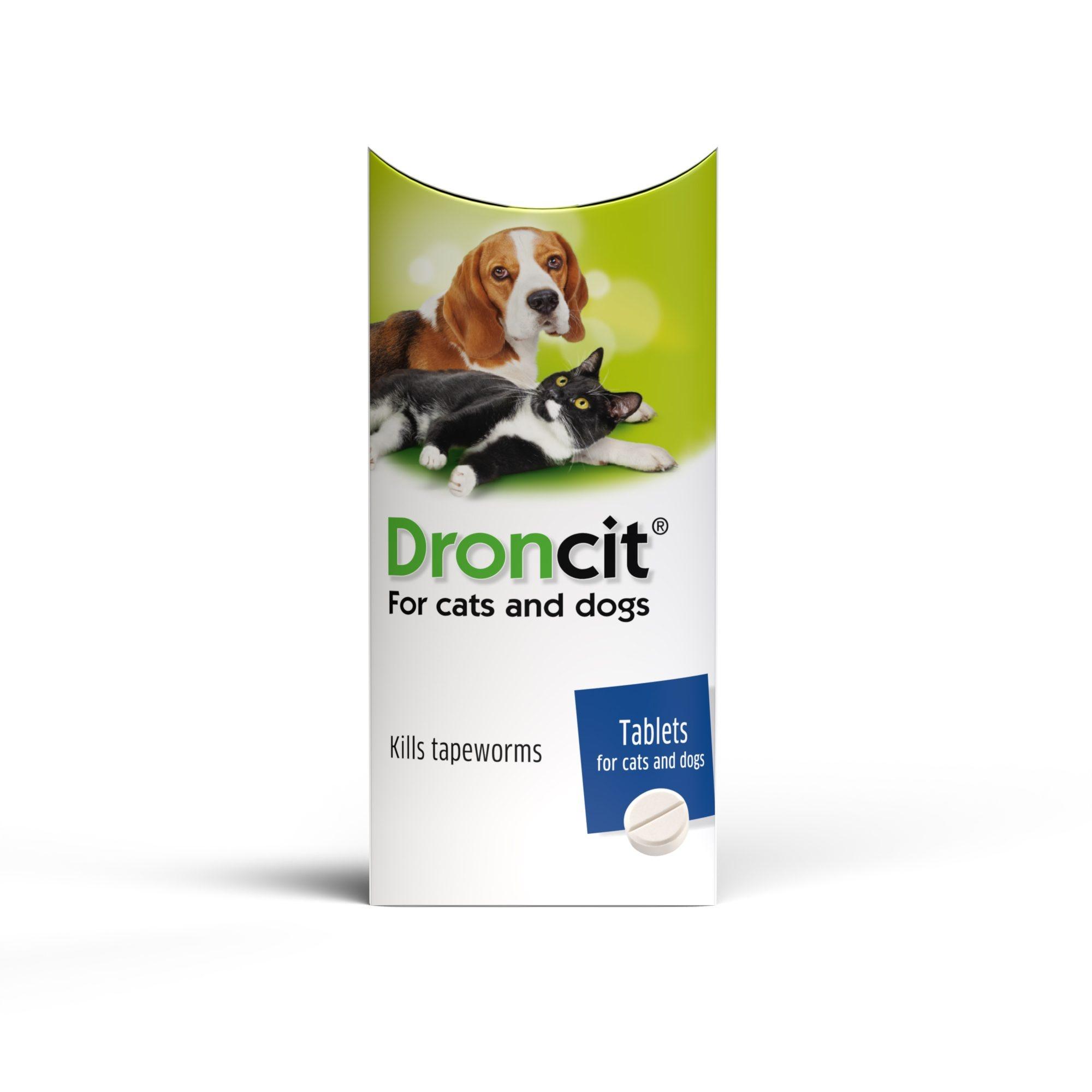 Droncit Tapewormer Tablets for Cats and Dogs Image 1