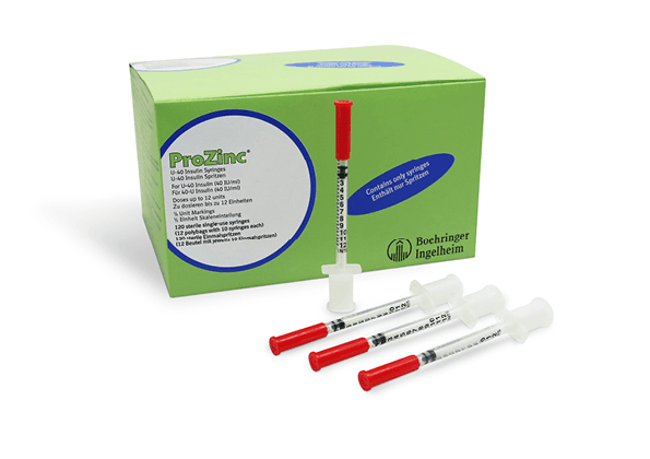 Prozinc 0.3ml U40 Insulin Syringe for Pets Image 1