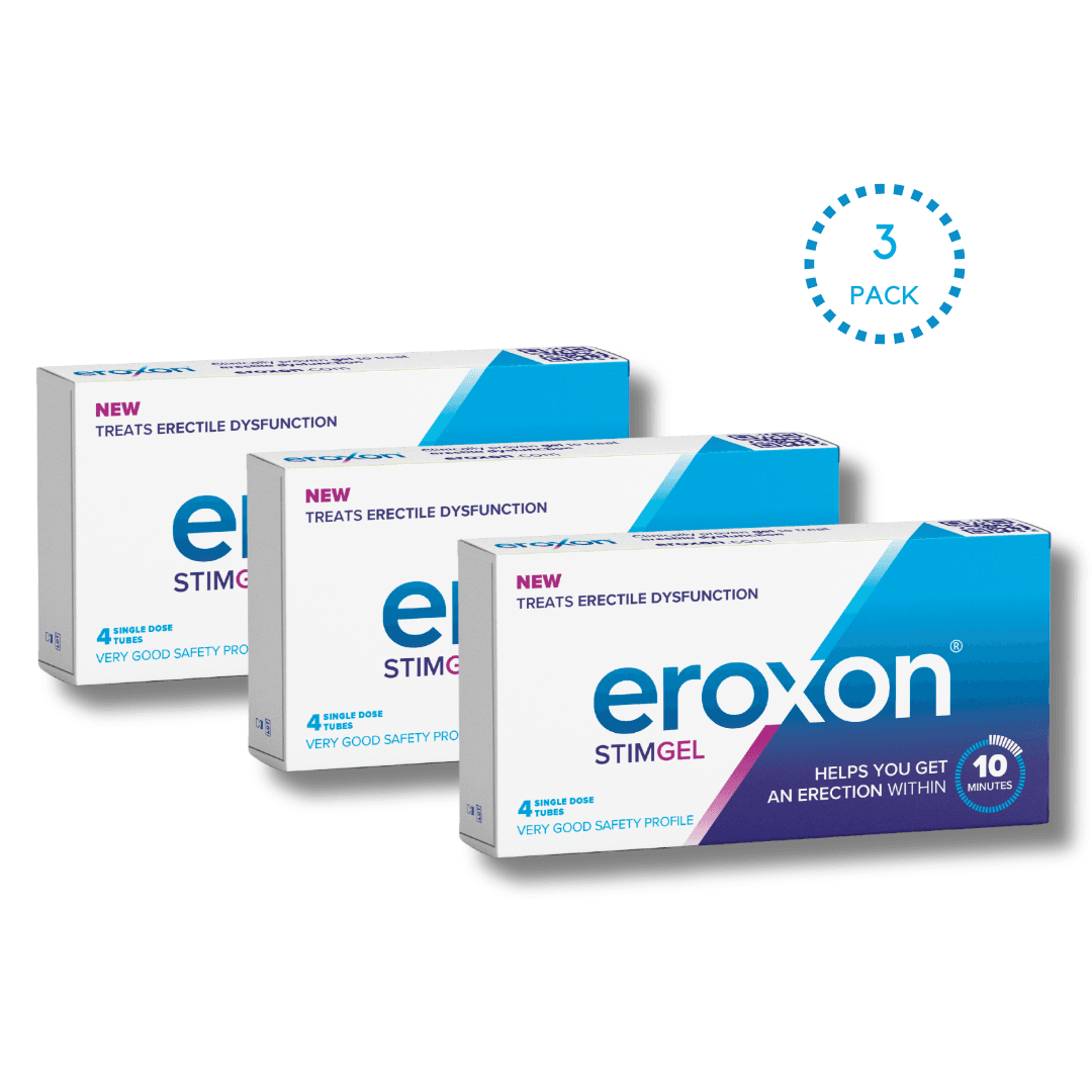Eroxon Erectile Dysfunction Treatment Gel 4 Single Dose Tubes Image 1