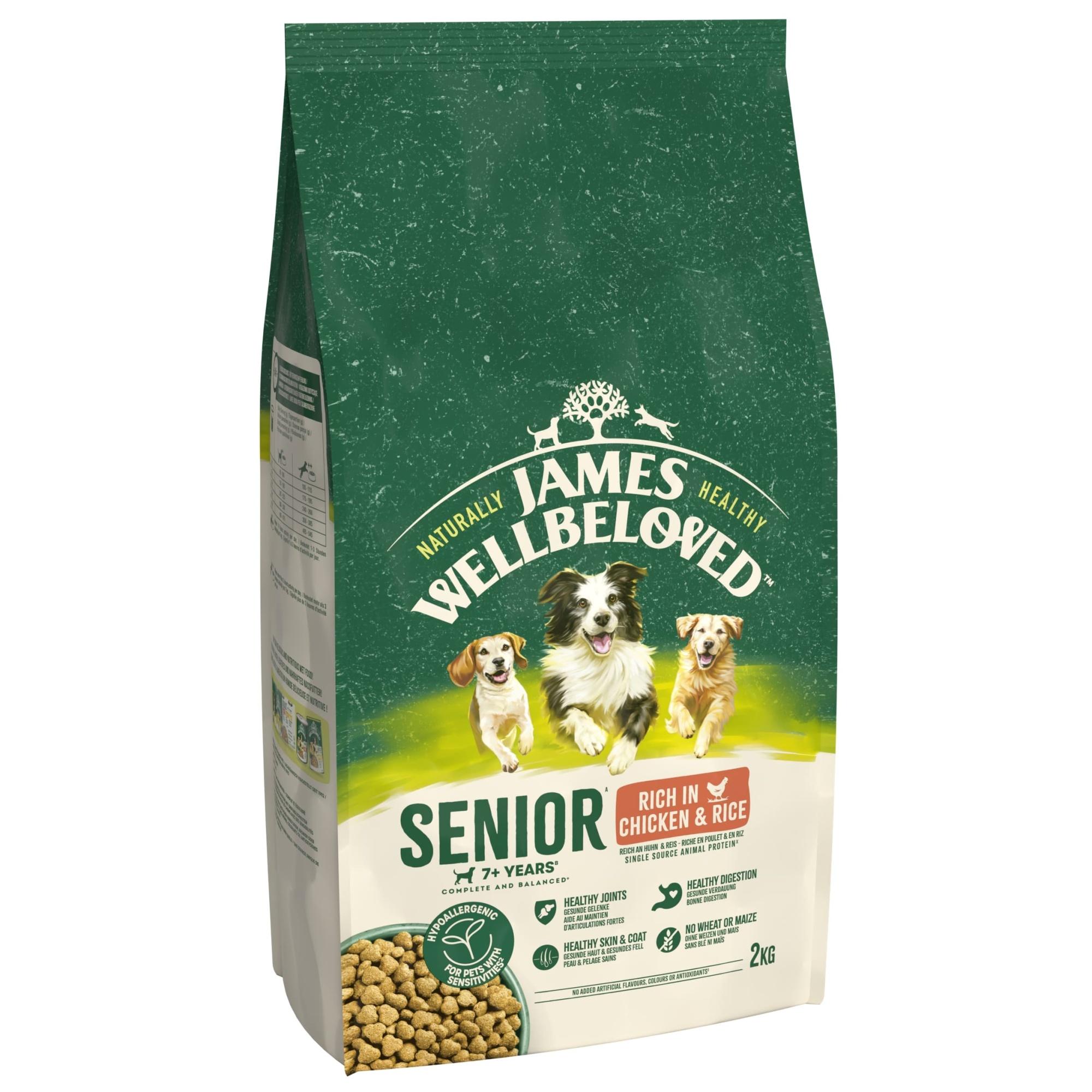 James Wellbeloved Dry Dog Senior Chicken & Rice 2kg Image 1