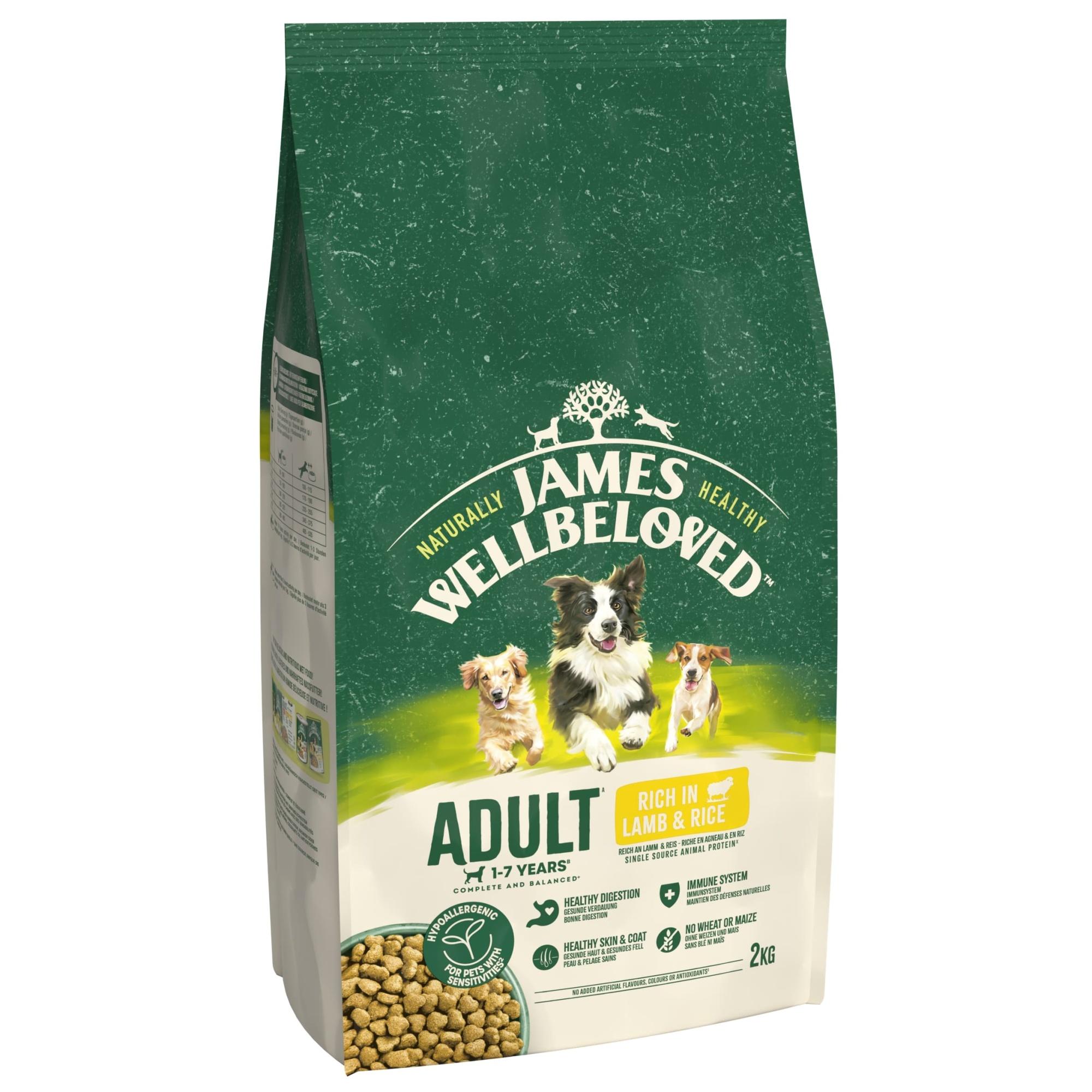 James Wellbeloved Dry Dog Adult Lamb & Rice 2kg Image 1
