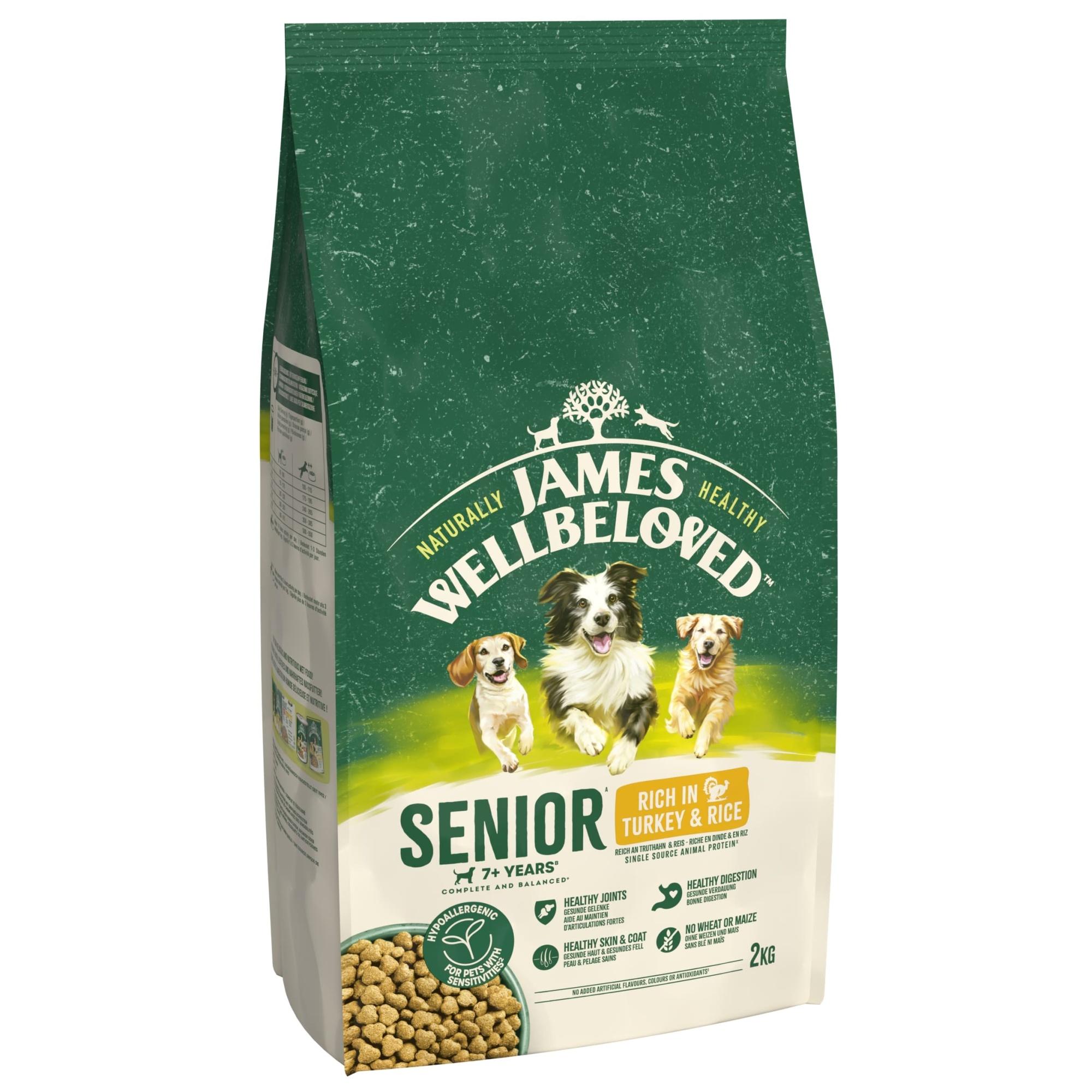James Wellbeloved Dry Dog Senior Turkey & Rice 2kg Image 1