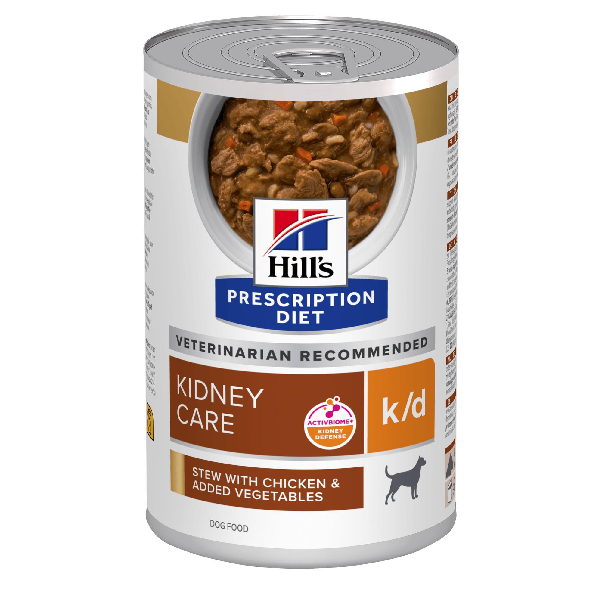 Hills Prescription Diet k/d Kidney Care Stew Dog Food 12x354g Can Image 1