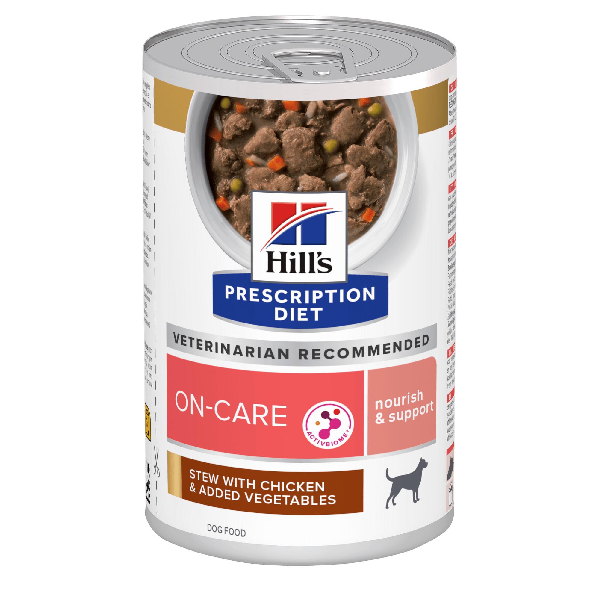 Hills Prescription Diet ON-CARE Stew for Dogs 12x354g Can Image 1