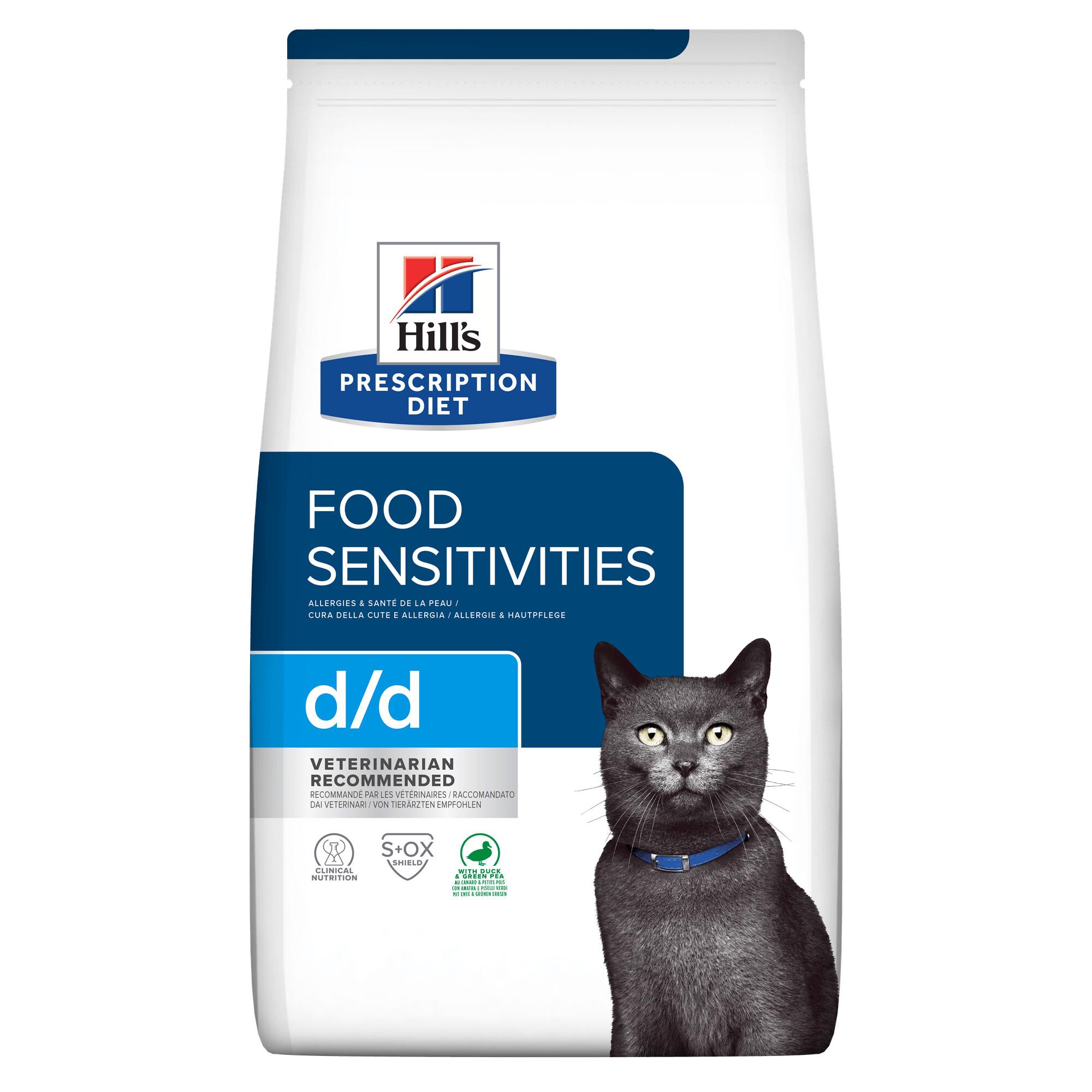 Hills Prescription Diet d/d Food Sensitivities Dry Cat Food 1.5kg Image 1