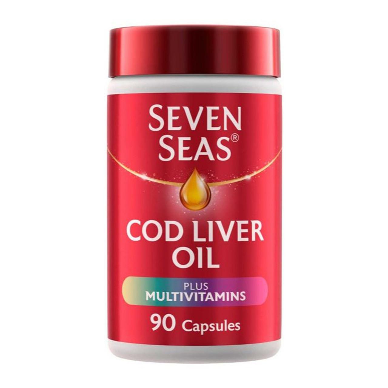 Seven Seas Cod Liver Oil Plus Multivitamins 90 Capsules Pharmacy2U Seven Seas Cod Liver Oil Plus Multivitamins 90 Capsules Pharmacy2U